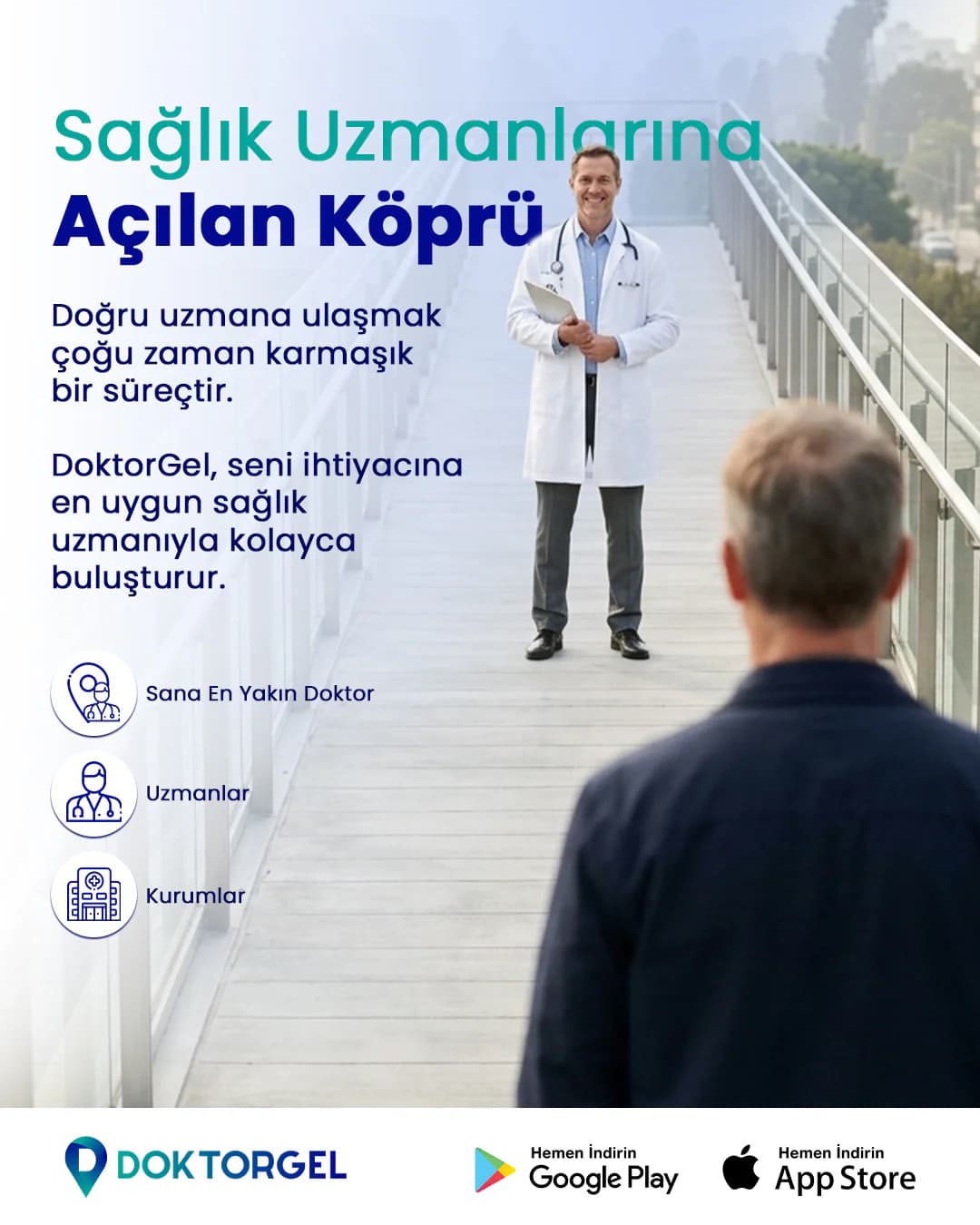 DoktorGel gönderisi — kullanıcıyı doğru sağlık uzmanıyla buluşturan köprü anlatımı