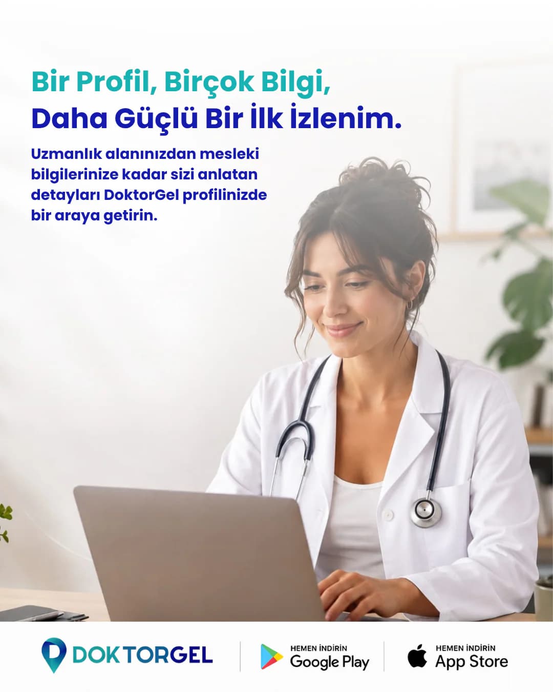 DoktorGel gönderisi — doktorlara yönelik profil oluşturma iletişimi