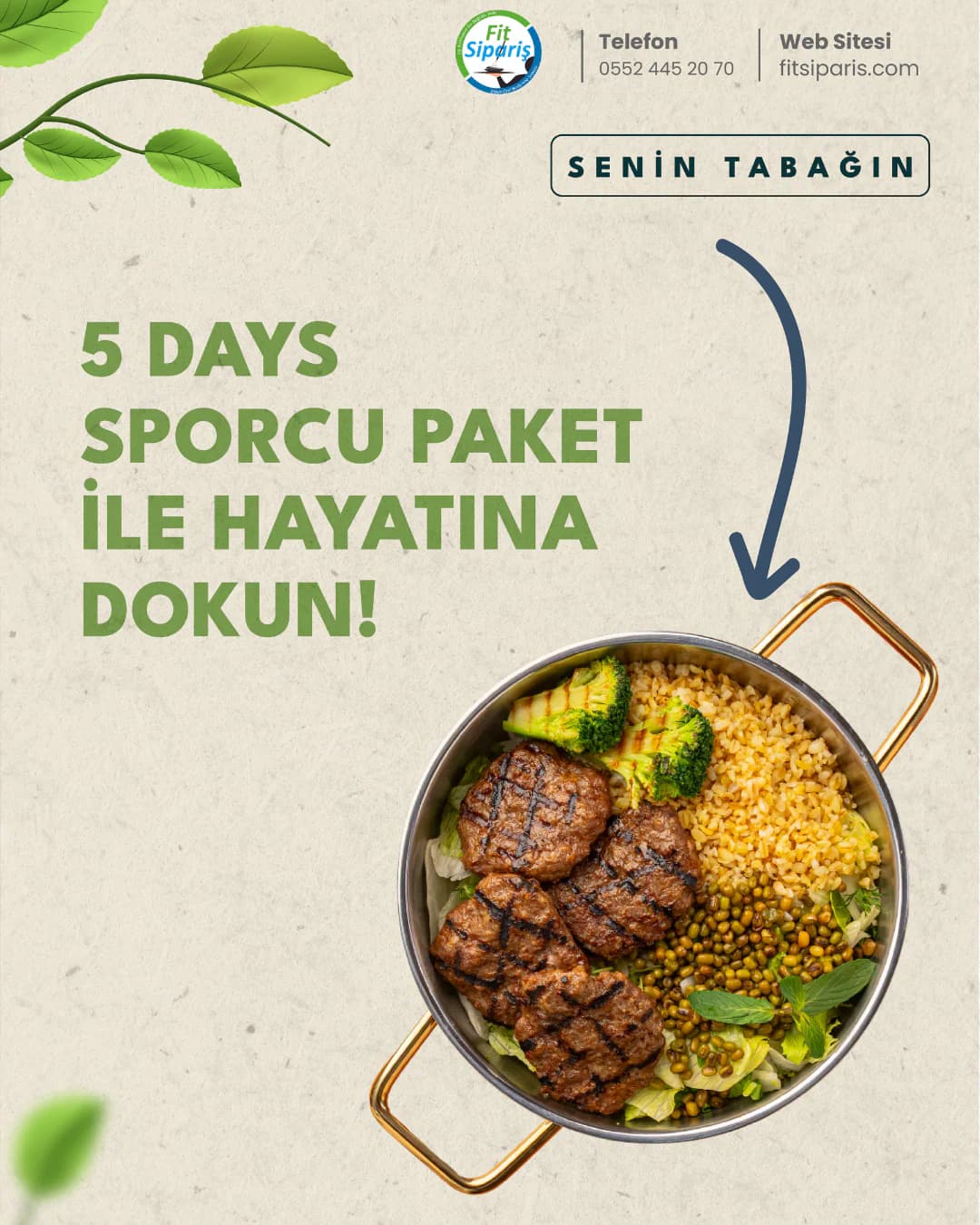 Fit Sipariş gönderisi — kampanya