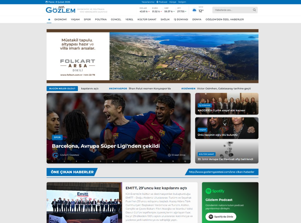 Gözlem Gazetesi - Web referansı