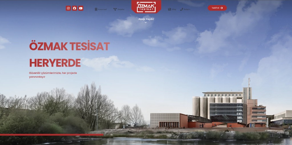 Özmak Tesisat - Web referansı