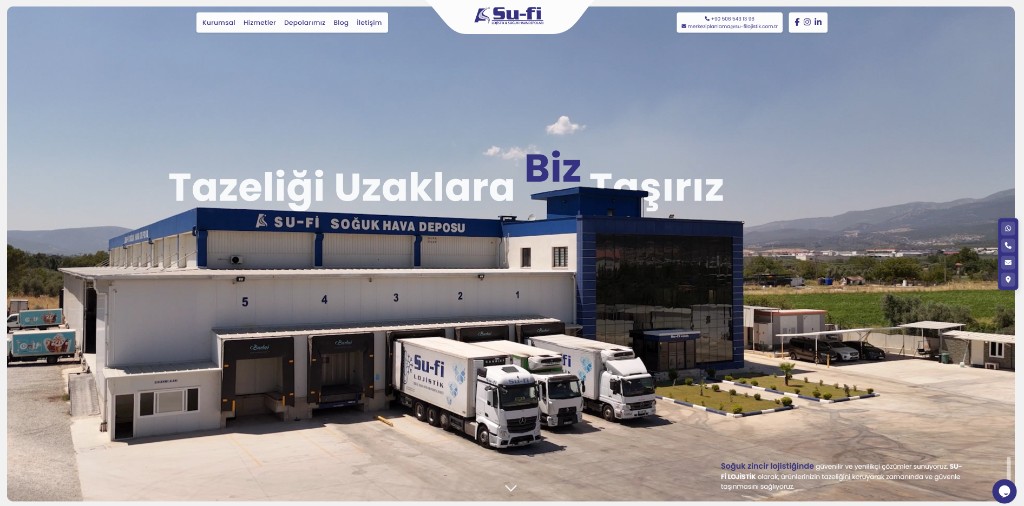Su-Fİ Lojistik - Web referansı