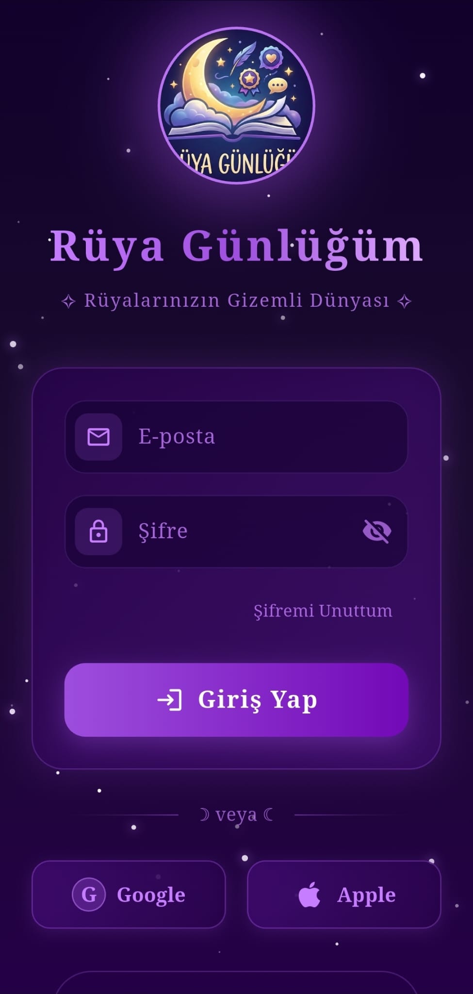 Rüya Günlüğüm ekran 2